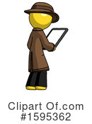 Yellow Design Mascot Clipart #1595362 by Leo Blanchette