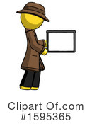 Yellow Design Mascot Clipart #1595365 by Leo Blanchette