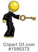 Yellow Design Mascot Clipart #1595373 by Leo Blanchette