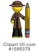 Yellow Design Mascot Clipart #1595379 by Leo Blanchette