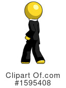 Yellow Design Mascot Clipart #1595408 by Leo Blanchette