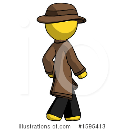 Royalty-Free (RF) Yellow Design Mascot Clipart Illustration by Leo Blanchette - Stock Sample #1595413