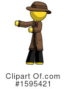 Yellow Design Mascot Clipart #1595421 by Leo Blanchette