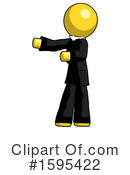 Yellow Design Mascot Clipart #1595422 by Leo Blanchette