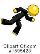 Yellow Design Mascot Clipart #1595428 by Leo Blanchette