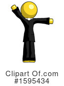 Yellow Design Mascot Clipart #1595434 by Leo Blanchette