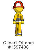 Yellow Design Mascot Clipart #1597408 by Leo Blanchette