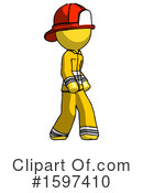 Yellow Design Mascot Clipart #1597410 by Leo Blanchette