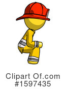 Yellow Design Mascot Clipart #1597435 by Leo Blanchette