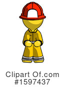 Yellow Design Mascot Clipart #1597437 by Leo Blanchette