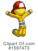 Yellow Design Mascot Clipart #1597473 by Leo Blanchette