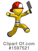 Yellow Design Mascot Clipart #1597521 by Leo Blanchette