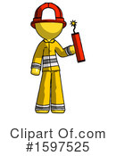 Yellow Design Mascot Clipart #1597525 by Leo Blanchette