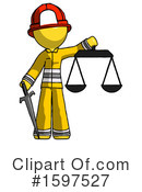 Yellow Design Mascot Clipart #1597527 by Leo Blanchette