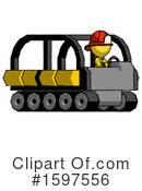 Yellow Design Mascot Clipart #1597556 by Leo Blanchette