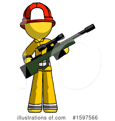 Royalty-Free (RF) Yellow Design Mascot Clipart Illustration by Leo Blanchette - Stock Sample #1597566