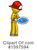 Yellow Design Mascot Clipart #1597594 by Leo Blanchette