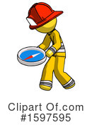 Yellow Design Mascot Clipart #1597595 by Leo Blanchette