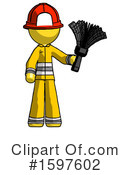 Yellow Design Mascot Clipart #1597602 by Leo Blanchette
