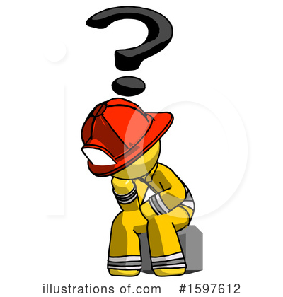 Royalty-Free (RF) Yellow Design Mascot Clipart Illustration by Leo Blanchette - Stock Sample #1597612