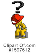Yellow Design Mascot Clipart #1597612 by Leo Blanchette
