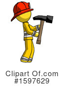 Yellow Design Mascot Clipart #1597629 by Leo Blanchette