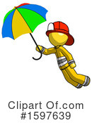 Yellow Design Mascot Clipart #1597639 by Leo Blanchette