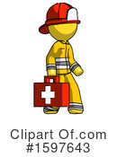 Yellow Design Mascot Clipart #1597643 by Leo Blanchette