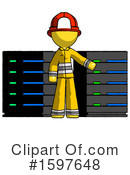 Yellow Design Mascot Clipart #1597648 by Leo Blanchette