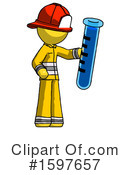 Yellow Design Mascot Clipart #1597657 by Leo Blanchette