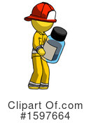 Yellow Design Mascot Clipart #1597664 by Leo Blanchette