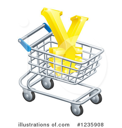 Shopping Cart Clipart #1235908 by AtStockIllustration