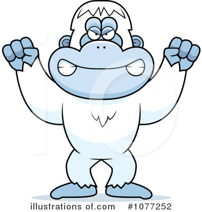 Abominable Snowman Clipart #1077252 by Cory Thoman