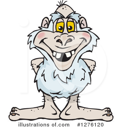 Royalty-Free (RF) Yeti Clipart Illustration by Dennis Holmes Designs - Stock Sample #1276120