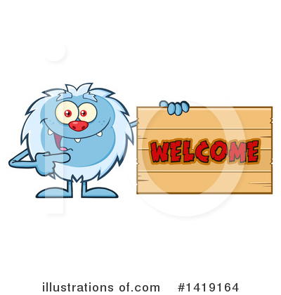 Royalty-Free (RF) Yeti Clipart Illustration by Hit Toon - Stock Sample #1419164