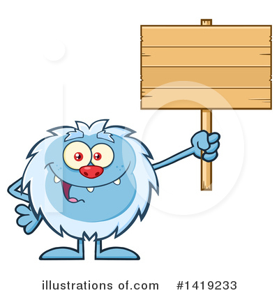 Yeti Clipart #1419233 by Hit Toon