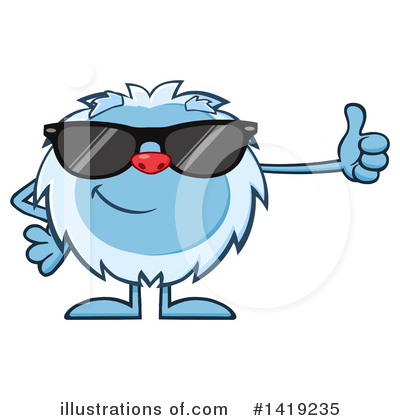 Yeti Clipart #1419235 by Hit Toon