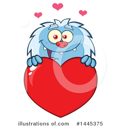 Abominable Snowman Clipart #1445375 by Hit Toon