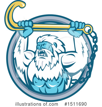 Abominable Snowman Clipart #1511690 by patrimonio