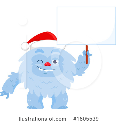 Royalty-Free (RF) Yeti Clipart Illustration by Hit Toon - Stock Sample #1805539