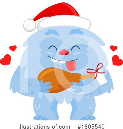 Abominable Snowman Clipart #1805540 by Hit Toon