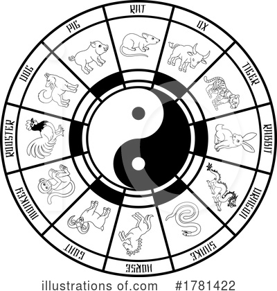 Chinese Zodiac Clipart #1781422 by AtStockIllustration