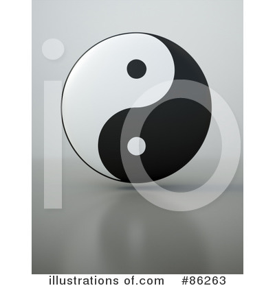 Royalty-Free (RF) Yin Yang Clipart Illustration by Mopic - Stock Sample #86263