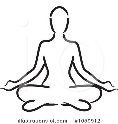 Royalty-Free (RF) Yoga Clipart Illustration by Rosie Piter - Stock Sample #1059912