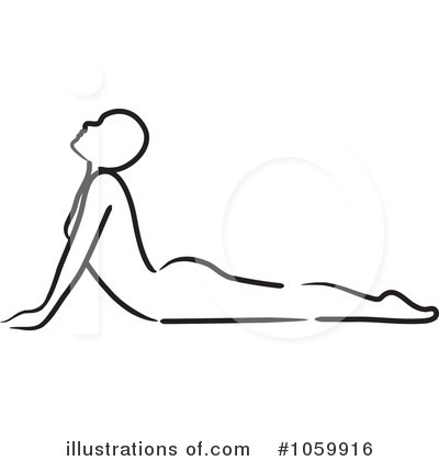 Yoga Clipart #1059916 by Rosie Piter