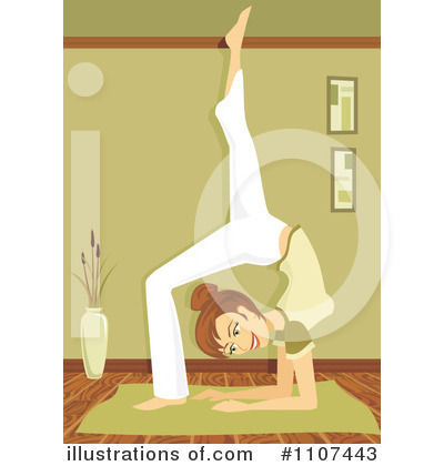 Yoga Clipart #1107443 by Amanda Kate