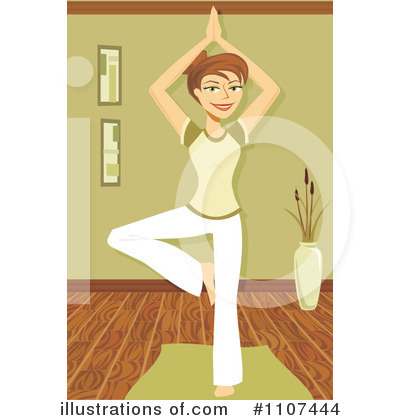 Yoga Clipart #1107444 by Amanda Kate