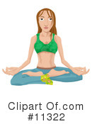Yoga Clipart #11322 by AtStockIllustration