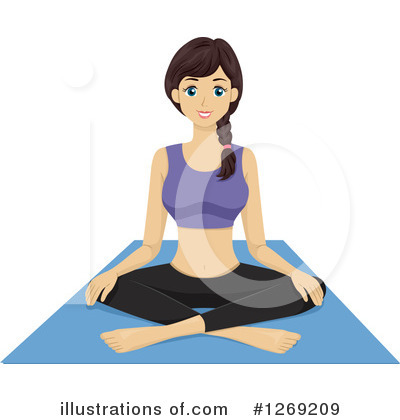 Royalty-Free (RF) Yoga Clipart Illustration by BNP Design Studio - Stock Sample #1269209