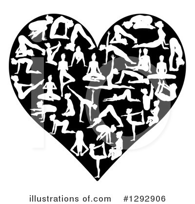 Yoga Clipart #1292906 by AtStockIllustration